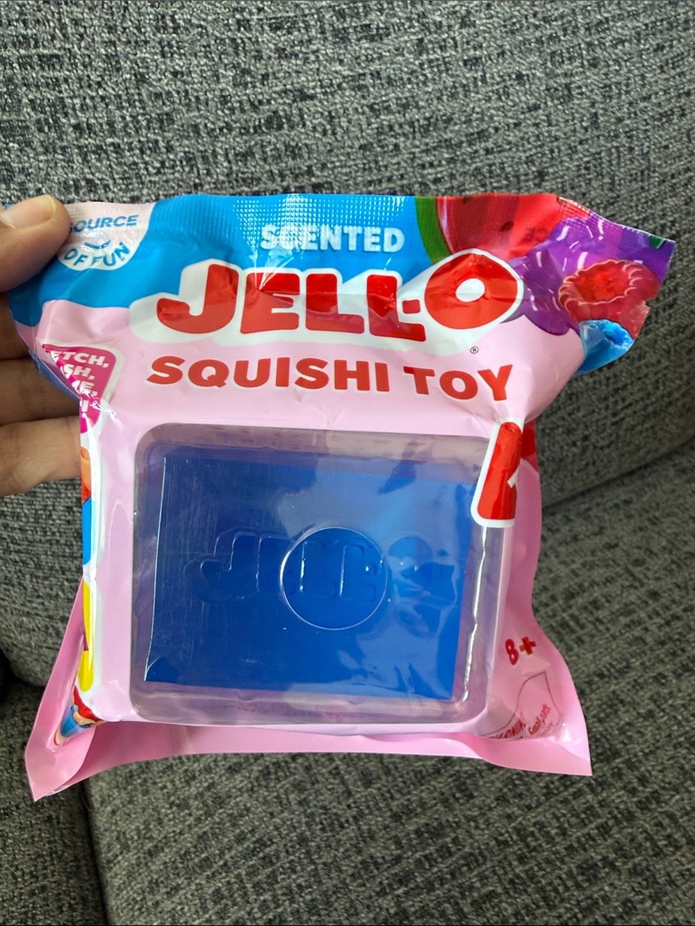 BNIB Jello JELL-O Scented Squishi Squishy Toy, Blue
